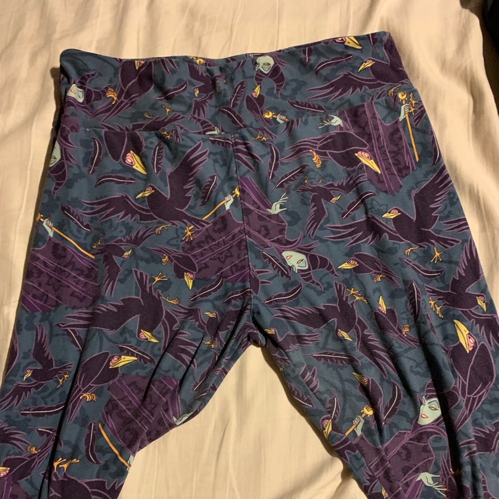 Disney LuLaroe Maleficent Leggings.  TC